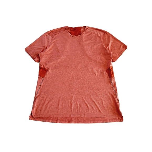 Lululemon Performance Running Pink Crew Shirt Men's Large - Picture 2 of 9